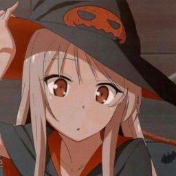 An Anime, Anime Character, Blonde, Halloween, Red, Hair, Anime, Black