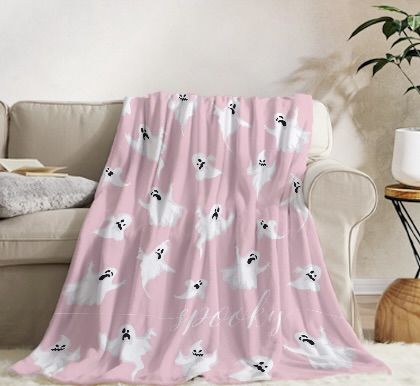 easier than hunting down the viral homesense ghost blanket! (it also comes in other colours if you dont like pink) Ghost Blanket, Living Room Pink, Bed Living Room, Pink Ghost, Decorative Throws Blanket, Couch Throw Blanket, Blanket Cozy, Halloween Blanket, Comfy Blankets