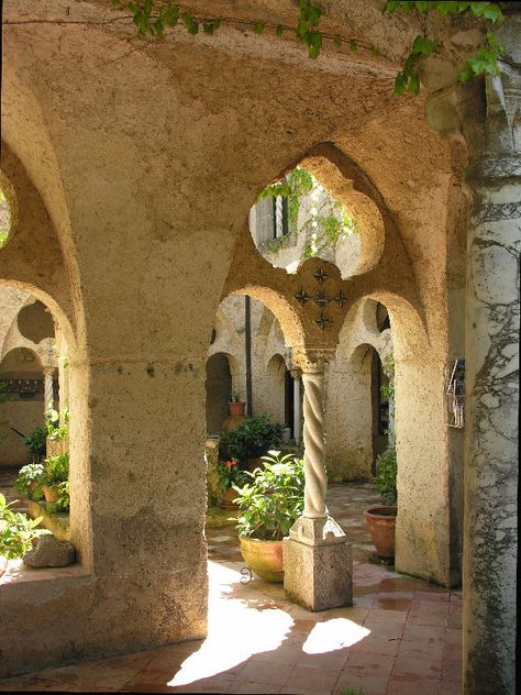 Inspiration Draw, Roman Garden, Villa Cimbrone, Italy Architecture, Dominic Cooper, Covered Walkway, The Amalfi Coast, Southern Italy, Little Italy