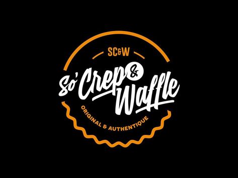 Food Waffles, Adobe After Effects Tutorials, Crepes And Waffles, Bullet Journal Paper, Food Logo Design, Greek Tattoos, Restaurant Logo, Cafe Logo, Brand Board