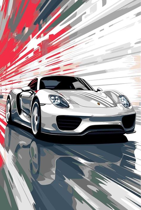 Aesthetic Porsche, Porsche Garage, Porsche Gt3 Rs, Cars Interior, Cool Car Drawings, Aesthetic Car, Porsche Classic, Car Artwork, Cool Car Pictures