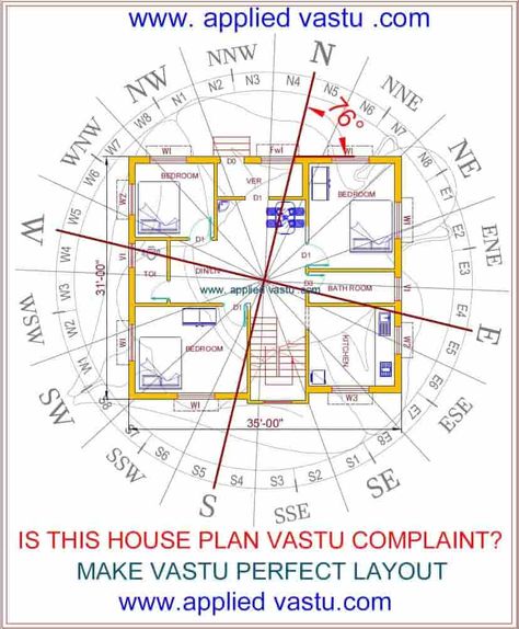 South Facing House, West Facing House, North Facing House, Vastu House, Indian House Plans, Indian Home Design, Design Your Own Home, Simple House Plans, House Construction Plan