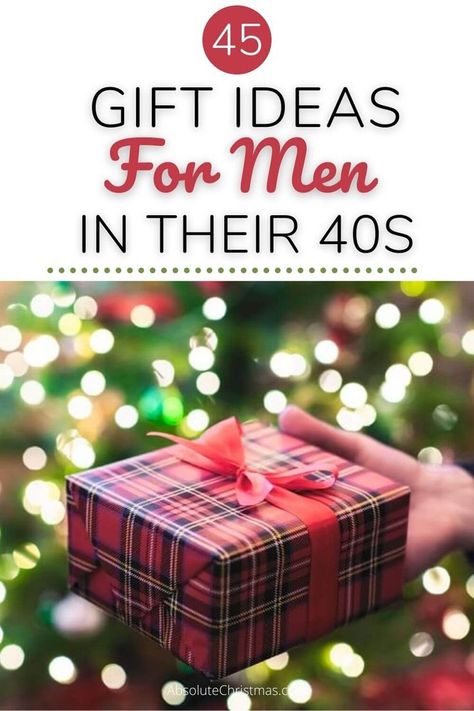 Are you looking for a gift for a 40-something guy? Whether he is 40, 45 or 49 years old, we've got the perfect gift ideas for men in their 40s! #giftguide Men In Their 40s, Food Gifts For Men, Gifts For Young Men, Christmas Presents For Men, 30 Year Old Man, 20 Something, Guy Friends, Best Gift Ideas, Old Christmas