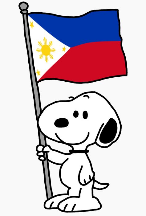 Here's my artwork and edit of Snoopy holding The Philippine Flag.🇵🇭❤😉 And feel free to use it whatever you want.😊 Filipino Flag, Flag Drawing, Reminder Stickers, Wreck This Journal, Piano Teaching, Human Figure, Cool Artwork, Easy Drawings, Cute Wallpapers