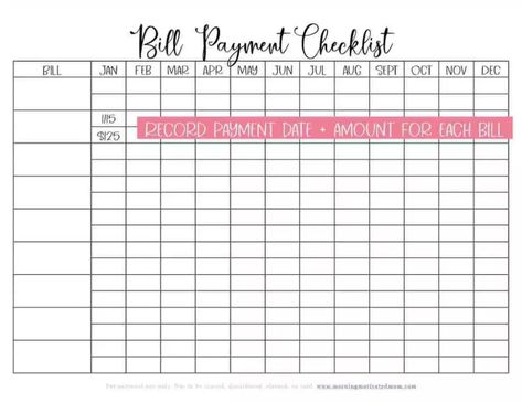 How to Organize Your Bills – Morning Motivated Mom Bill Organization Printables, Bill Payment Checklist, Bills Checklist, Bill Tracker Printable, Free Budget Printables, Payment Tracker, Bill Planner, Money Printables, Organizational Tips