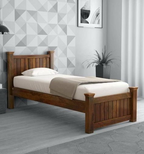 Bed Dark Wood, Wood Single Bed, Wooden Sofa Set Designs, Wood Bed Design, Single Beds, Wooden Sofa Set, Sofa Set Designs, Wood Bed Frame, Simple Furniture