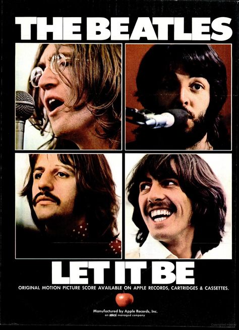 1970. The Beatles "Let it be". OST Beatles Let It Be, John Lennon Paul Mccartney, Beatles Photos, Beatles Pictures, Anthony Kiedis, Band Rock, The Fab Four, Marlon Brando, Ringo Starr