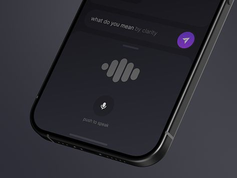 Qublet. An AI Chat App's voice chat screen. UI/UX Design. App Design. 3D Chat Ui Design Mobile, Chat App Ui Design, Chat Ui Design, Chat App Ui, Ui Ux Design App, Mobile App Ui Design, Chat Design, Interactive Web Design, Voice App