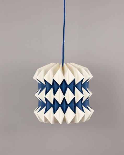 Nou Eclectic Paper Origami Lampshade With Colour Accents - Etsy Ireland Origami Lights, Geometric Lampshade, Paper Folding Techniques, Origami Lampshade, Accent Lamps, Geometric Shapes Art, Paper Origami, Paper Lampshade, Paper Crafts Origami