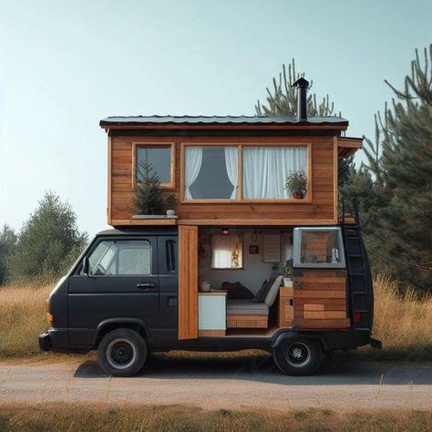 barnodium homes color cubicle inspiration Tiny House Container, Tiny Farmhouse, Tiny House Camper, Small Travel Trailers, Farmhouse Interior Design, Van Life Diy, Van Home, Van Living, Tiny House Living