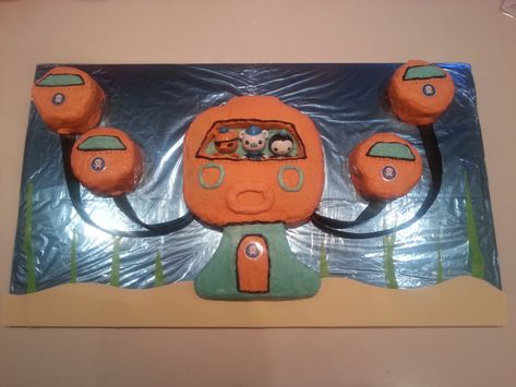 Octonauts Cake, Octonauts Birthday Party, Octonauts Party, The Octonauts, Cake Templates, Fourth Birthday, Fondant Icing, Birthday Planning, Childrens Birthday Party