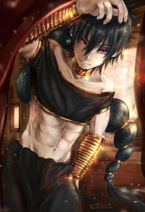 Magi Fanart, Judal Magi, Magic Fanart, Magi Kingdom Of Magic, Anime Egyptian, Manga Edit, Sinbad Magi, The Kingdom Of Magic, Magi The Labyrinth Of Magic