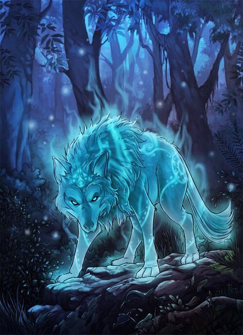 Water wolf Blue Wolf, Creature Fantasy, Wolf Artwork, Fantasy Wolf, Wolf Wallpaper, Mythical Animal, Wolf Drawing, Wolf Pictures, 다크 판타지