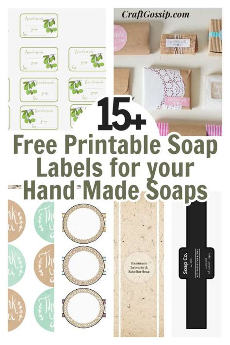 Diy Soap Labels, Soap Label Design, Soap Packaging Diy, Handmade Soap Packaging, Soap Labels Template, Labels Printables Free Templates, Soap Packaging Design, Canning Jar Labels, Savon Diy