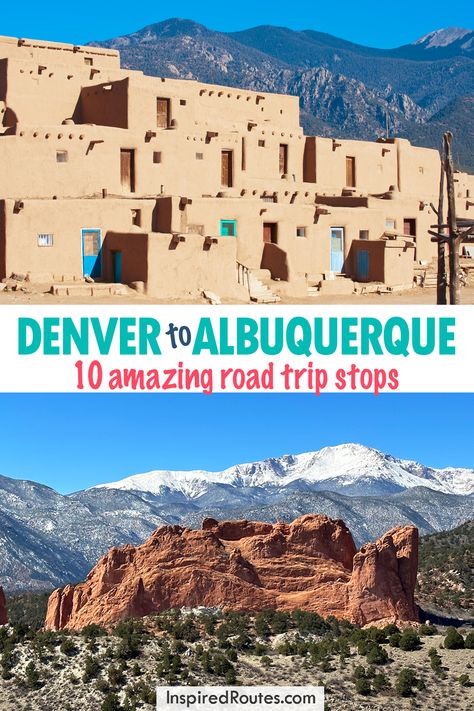 Road Trip Stops, New Mexico Road Trip, Southwest Travel, Northern New Mexico, Southern Colorado, Food And Culture, Road Trip Routes, Travel Bucket List Usa, Road Trip Adventure