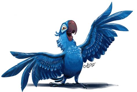 Rio Movie, Canary Birds, Blue Sky Studios, Drawing Lessons For Kids, Cartoon Birds, Disney Animals, Arte Animal, Bird Drawings, Disney Fan Art