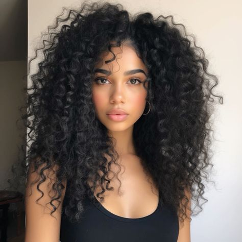 Big Hair Curls Volume, Curly Voluminous Hair, Curly Hair Black Women, Voluminous Curly Hair, Long Natural Curly Hair, Black Curls, Big Curly Hair, Pelo Afro, Beautiful Curly Hair