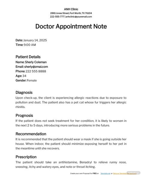 Doctors Note Template Free Printable, Medical Report Doctors, Trackers Ideas, Doctor Notes, Dr Appointment, Doctor Report, Doctor Fake, Doctor Format, Medical Report