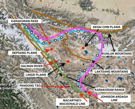 Article No. 9-AKSAI CHIN – 4 : STATE OF AKSAI CHIN AS ON 01 JAN 1913 – Col Sanjay Pande Aksai Chin, Indian Territory, Government Website, Different Lines, Physical Map, Quick Saves