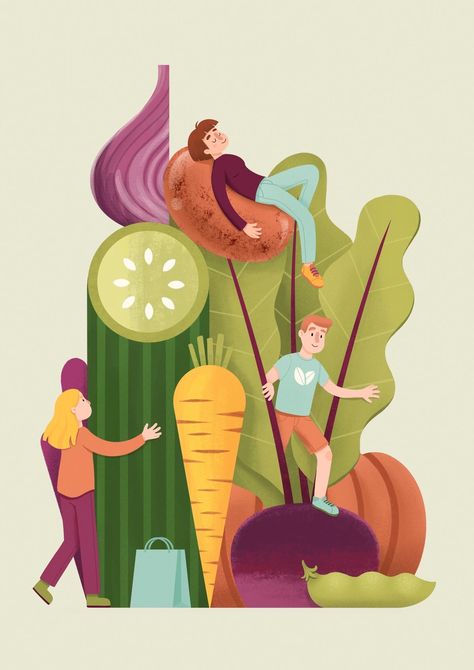 Food Waste Project, World Food Day, Food Day, Cd Cover Design, Vegetable Illustration, World Food, Iphone Wallpaper App, Natural Logo, Art Et Illustration