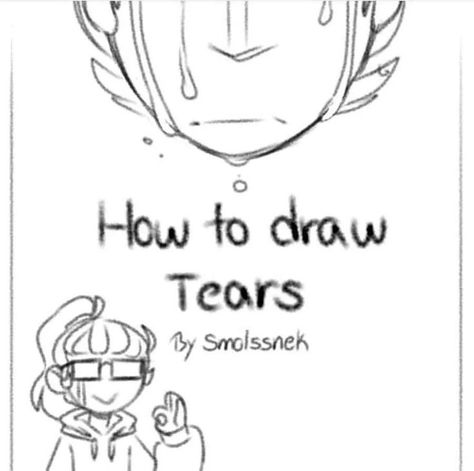 How To Draw Tears, Drawing Face Expressions, Sketches Tutorial, Drawing Expressions, Art Poses, Art Tutorials Drawing, Digital Art Tutorial, Drawing Challenge, Drawing Base