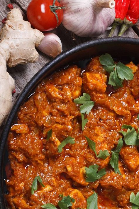 Thai Mad, Pork Vindaloo, Low Carb Instant Pot Recipes, Vindaloo Recipe, Chicken Vindaloo, Indian Chicken Recipes, Low Carb Chicken Recipes, Vindaloo, Diner Recept