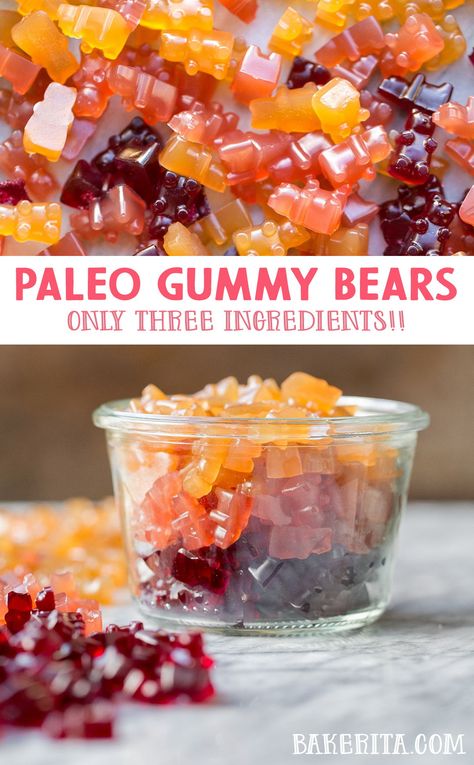 Aip Gummies, Paleo Gummies, Gummy Bear Recipe, Ivf Diet, Aip Snacks, Paleo Fruit, Paleo Ideas, Homemade Gummies, 30 Diet