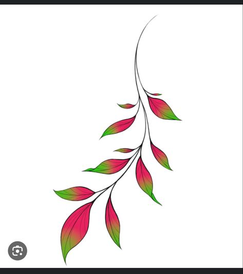 Nezuko Vine Tattoo Ideas, Nezuko Flower Tattoo, Nezuko Tattoo Leaves, Nezuko Leaf Tattoo, Nezuko Vine Tattoo, Mitsuri Tattoo, Leaves Tattoo Design, Slayer Tattoo, Vine Tattoos