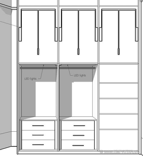 Contemporary Fitted Wardrobes, Mum Wardrobe, Elevated Beds, Built In Wardrobes, Furniture Portfolio, Attic Wardrobe, Fitted Wardrobe, Fitted Bedroom Furniture, Ikea Closet