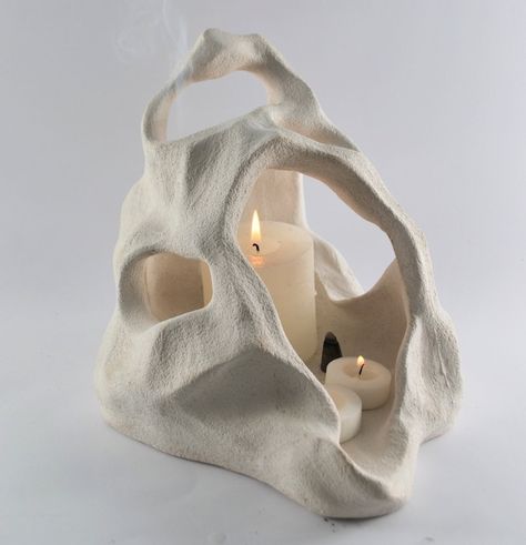 Organic Bone Form Sculpture - Etsy Altered Ceramic Forms, Unconventional Ceramics, Porcelain Sculpture Ceramics, Unique Clay Sculptures, Large Ceramic Sculptures, Ceramic Multiples, Ethereal Sculpture, Jungian Shadow, Beginning Pottery