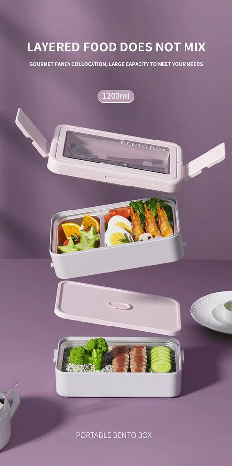 Lunch Box Photography, Bento Box Design, Lunch Box Design, Bento Design, Bento Box For Kids, Portable Microwave, Lunch Box Idea, Lunch Box For Kids, Food Shots