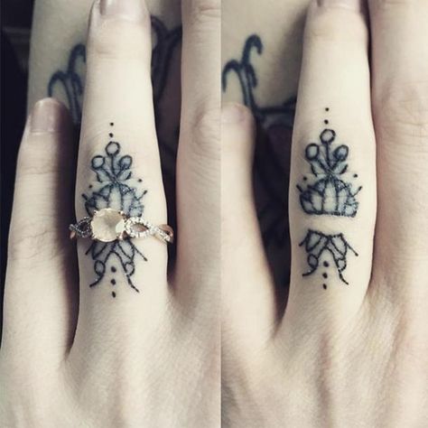 Wedding Ring Tattoos For Couples, Ring Tattoos For Couples, Tatoo Ring, Wedding Ring Finger Tattoos, Wedding Ring Tattoos, Marriage Tattoos, Finger Tattoos For Couples, Ring Tattoo Designs, Wedding Band Tattoo