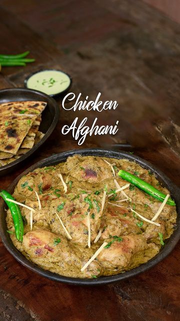 Chicken Afghani, Fried Chicken Pieces, Afghani Chicken, Chicken Marinate, Kasuri Methi, Garam Masala Powder, Marinate Chicken, Chicken Curry Recipe, Chicken Gravy