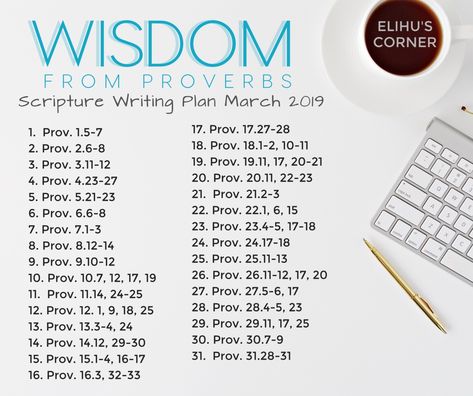 Proverbs Reading Plan, March Scripture Writing Plan 2024, Wisdom Aesthetic, Scripture Plans, Wisdom Symbol, Weekly Scripture, Bible Writing, Wisdom Tattoo, Wisdom Pictures