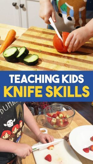 Teaching knife skills to kids is an excellent way to refine motor skills and teach kitchen safety! With the right tools, you can start teaching knife skills to kids as early as 2 years old! They can also start learning life skills, respect and responsibility before preschool or kindergarten. Check out this post and get your kids in the kitchen today! #activitiesforkids #earlylearning #learningathome #forkids #educationalactivities #funforkids Knife Skills, Kitchen Safety, Knife Skill, Kitchen Skills, Cooking Classes For Kids, Teaching Toddlers, Fine Motor Skills Activities, Motor Skills Activities, Educational Activities For Kids