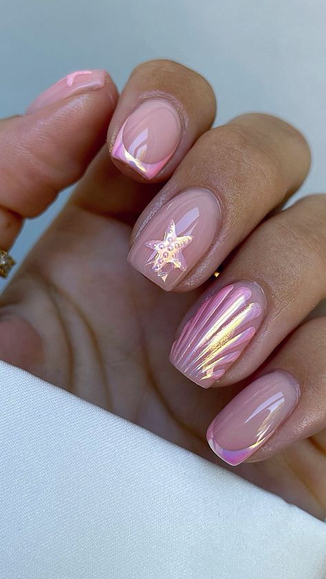 Instagram Biab Nail Art, Cutest Nails, Pink White Nails, Disney Inspired Nails, Unghie Sfumate, Milky Nails, 2024 Nails, Nagel Tips, Girly Acrylic Nails