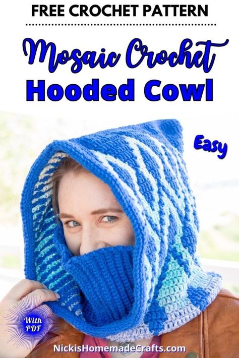 Crochet Hooded Cowl Pattern, Hooded Cowl Crochet Pattern, Hooded Cowl Pattern, Hooded Cowl Scarf, Crochet Hooded Cowl, Cowl Crochet Pattern, Crochet Hooded Scarf, Crochet Hood, Cowl Crochet