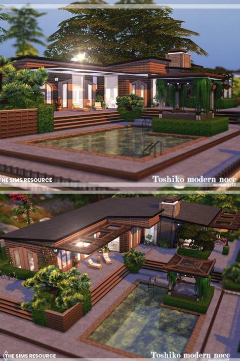 Sims 4 Family House, Sims 4 Modern House, Sims 2 House, Sims 4 Houses Layout, Lotes The Sims 4, The Sims 4 Lots, Sims Freeplay Houses, Sims 4 Family, Sims 4 House Plans