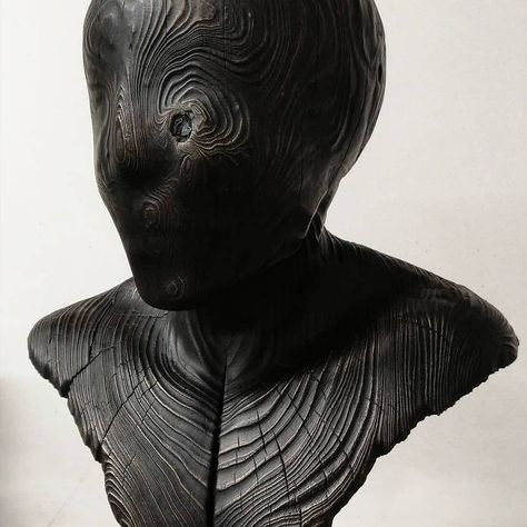 Body Sculpture, Art Charcoal, Sugi Ban, Wood Designs, Figurative Artwork, Resin Sculpture, Modern Sculpture, Figurative Sculpture, Abstract Sculpture