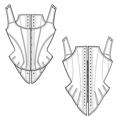 Free Corset Pattern, Stays Pattern, Floor Printable, Costume Venitien, Corset Sewing Pattern, Corset Pattern, Fashion Templates, Costume Patterns, Diy Sewing Clothes