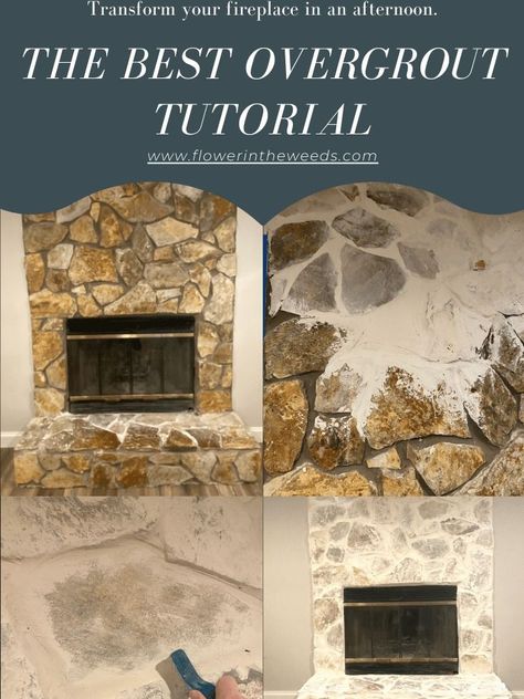 Step by step instructions and tips on how to easily and inexpensively transform your fireplace using the overgrout, also known as German Smear, technique. German Smear Technique, German Smear Brick Exterior, Diy Stone Fireplace, German Smear Brick, Veneer Fireplace, Stone Veneer Fireplace, German Smear, Stone Fireplace Makeover, Fireplace Redo