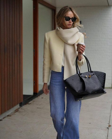 DeMellier’s New York Tote Is the Only Bag I'm Interested In | Who What Wear UK Victoria Beckham Bags, London Bag, How To Look Expensive, Chic Bags, Cashew, Winter Style, The Chic, New Handbags, Who What Wear