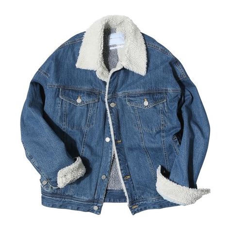 Clothing Png, Denim Sherpa Jacket, Png Clothes, Sherpa Jacket, Dream Clothes, Look Cool, Look Fashion, Aesthetic Clothes, Jean Jacket