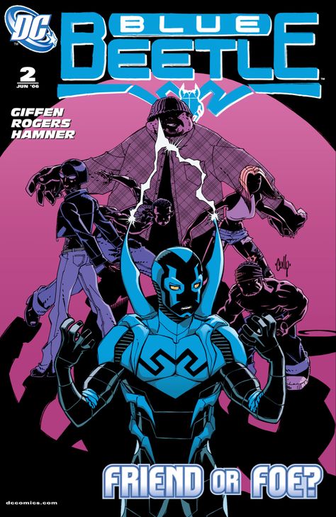 Blue Beetle vol 7 #2 | Cover art by Cully Hamner Blue Beetle Comic, New Beetle, Blue Beetle, Green Arrow, One Shot, Green Lantern, Dc Universe, New Series, Comic Book