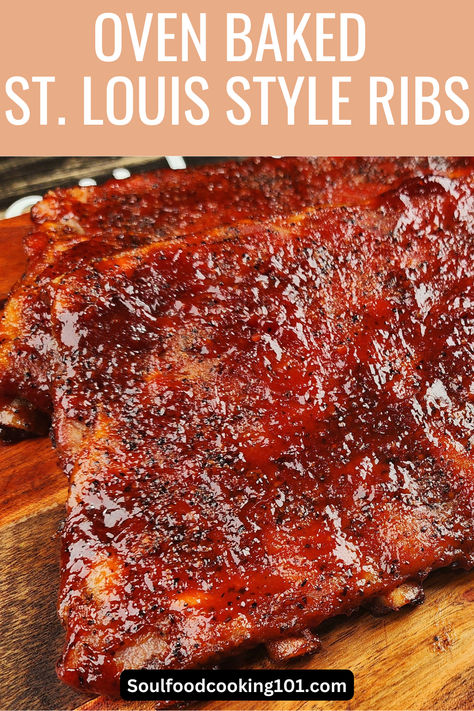 Oven Baked St. Louis Style Ribs Pork St Louis Style Spareribs, Best Baked Ribs Oven, Baked St Louis Style Ribs, Pork St Louis Style Spareribs In Oven, At Louis Style Ribs, St Louis Style Pork Spare Ribs Oven, How To Cook St Louis Ribs In Oven, St Louis Pork Spare Ribs Recipe, Oven Baked St Louis Style Ribs