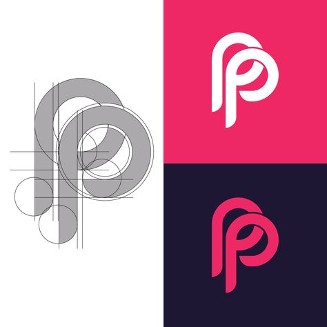 PP Letter Logo Design on Behance Pp Letter Logo, Pp Logo Design Letter, Pp Logo Design, Pp Monogram, Pp Logo, Pr Logo, A Letter Logo, P Logo Design, Logo P