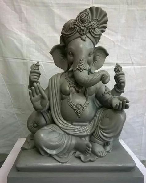 Rangoli For Ganpati, Ganesh Pic, Bappa Decoration, Ganesha Festival, Chaturthi Decoration, गणपती बाप्पा, Clay Ganesha, Ganesh Chaturthi Decoration, Ganapati Decoration