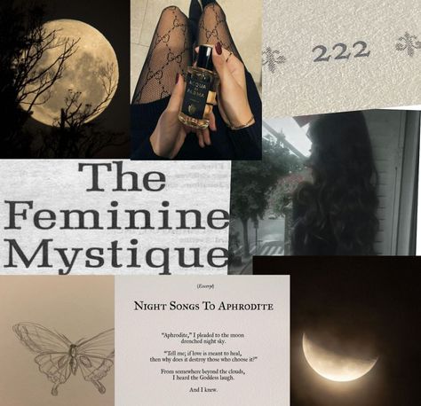 mine ♡ The Feminine Mystique Aesthetic, Feminine Mystique Aesthetic, Mystique Aesthetic, The Feminine Mystique, I Get Everything I Want, Feminine Mystique, I Attract, Character Aesthetics, Dark Feminine