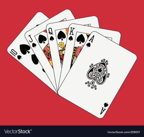 Red Poker Cards Aesthetic, Card Aesthetic, Poker Card, Royal Flush, Royal Crowns, Cute Black Wallpaper, Card Tricks, Time Tattoos, Poker Cards