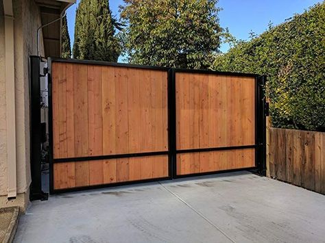 Wood Driveway, Gates Metal, Wood Gates Driveway, Wooden Gates Driveway, Estate Gates, Wooden Gate, Gate Kit, Custom Gates, Wood Gate